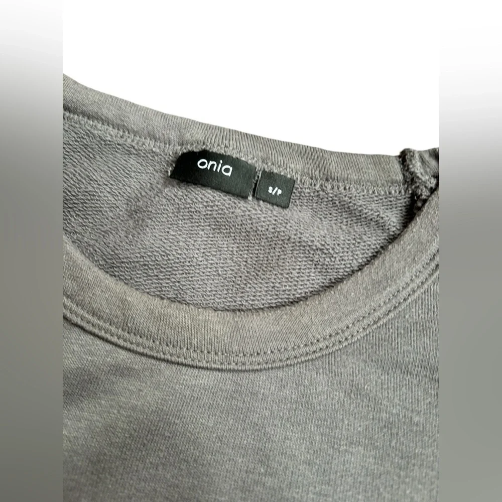 Onia Sailing Ship Pullover Sweatshirt Gray Men’s Size S - Picture 4 of 9